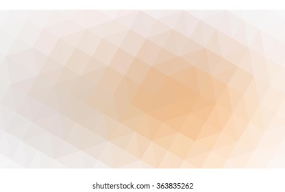 Orange polygonal illustration, which consist of triangles. Geometric background in Origami style with gradient. Triangular design for your business in vector.