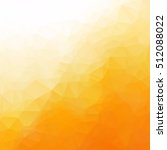 Orange Polygonal Mosaic Background, Creative Design Templates