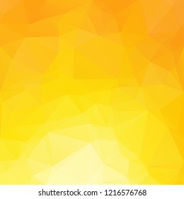 Orange Polygonal Mosaic Background, Creative Design Templates