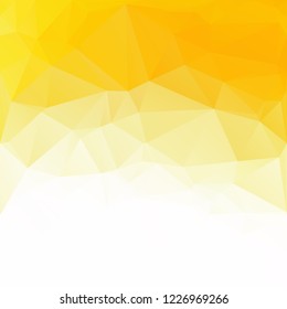Orange Polygonal Mosaic Background, Creative Design Templates