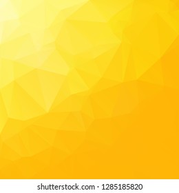 Orange Polygonal Mosaic Background, Creative Design Templates