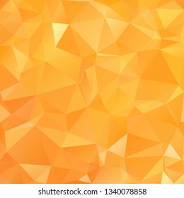 Orange Polygonal Mosaic Background, Creative Design Templates
