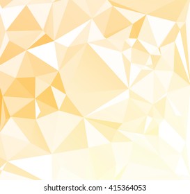 Orange Polygonal Mosaic Background, Creative Design Templates