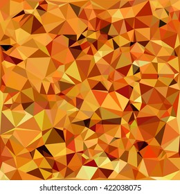 Orange Polygonal Mosaic Background, Creative Design Templates