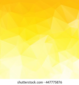 Orange Polygonal Mosaic Background, Creative Design Templates