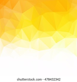 Orange Polygonal Mosaic Background, Creative Design Templates