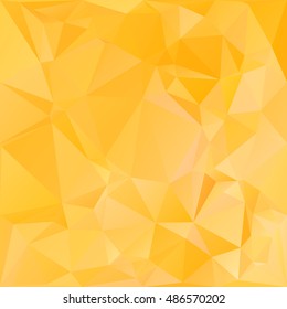 Orange Polygonal Mosaic Background, Creative Design Templates