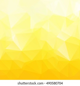 Orange Polygonal Mosaic Background, Creative Design Templates