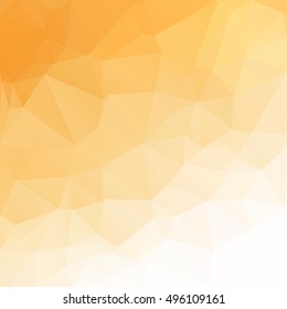 Orange Polygonal Mosaic Background, Creative Design Templates