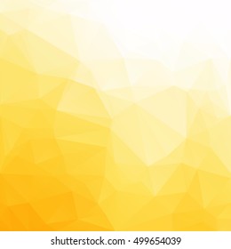Orange Polygonal Mosaic Background, Creative Design Templates