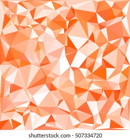 Orange Polygonal Mosaic Background, Creative Design Templates