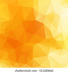 Orange Polygonal Mosaic Background, Creative Design Templates