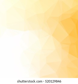 Orange Polygonal Mosaic Background, Creative Design Templates