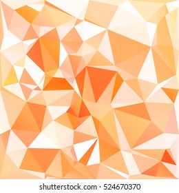 Orange Polygonal Mosaic Background, Creative Design Templates