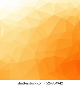 Fondo de mosaico policonal naranja, plantillas de diseño creativo