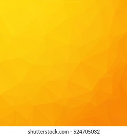 Orange Polygonal Mosaic Background, Creative Design Templates