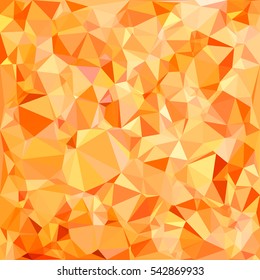 Orange Polygonal Mosaic Background, Creative Design Templates