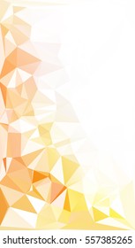 Orange Polygonal Mosaic Background, Creative Design Templates