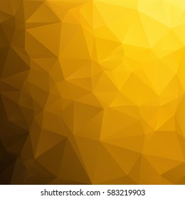 Orange Polygonal Mosaic Background, Creative Design Templates