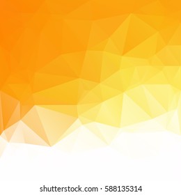 Orange Polygonal Mosaic Background, Creative Design Templates