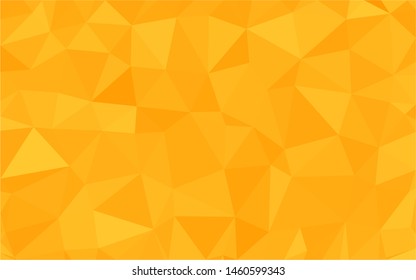 Orange polygonal mosaic background. Used for presentation, information, technology, website, poster, business, work.