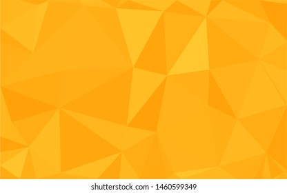Orange polygonal mosaic background. Used for presentation, information, technology, website, poster, business, work.