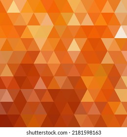 Orange polygonal mosaic background, Vector illustration, Used for presentation, information, technology, website, poster, business, work.