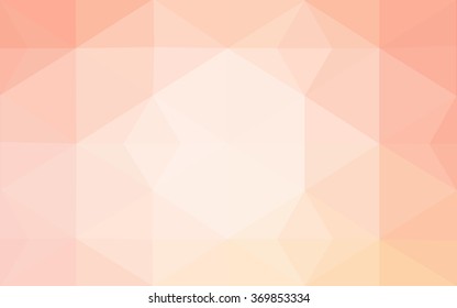 Orange polygonal pattern, which consist of triangles. Geometric background in Origami style with gradient. Triangular design for your business.
