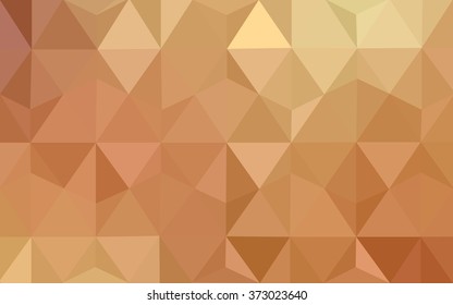 Orange polygonal pattern, which consist of triangles. Geometric background in Origami style with gradient. Triangular design for your business.