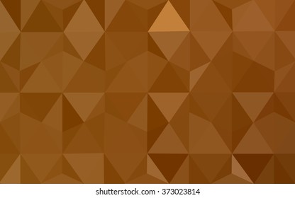 Orange polygonal pattern, which consist of triangles. Geometric background in Origami style with gradient. Triangular design for your business.