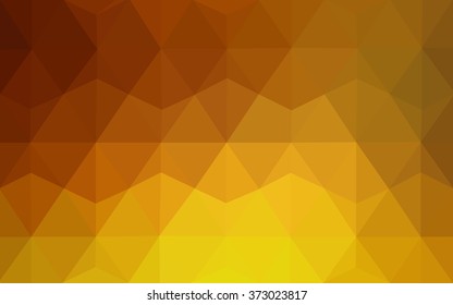 Orange polygonal pattern, which consist of triangles. Geometric background in Origami style with gradient. Triangular design for your business.