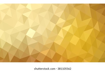 Orange polygonal pattern, which consist of triangles. Geometric background in Origami style with gradient. Triangular design for your business.