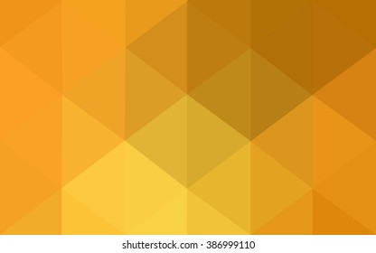 Orange polygonal pattern, which consist of triangles. Geometric background in Origami style with gradient. Triangular design for your business.