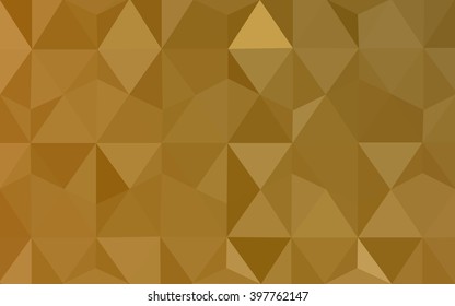 Orange polygonal pattern, which consist of triangles. Geometric background in Origami style with gradient. Triangular design for your business.