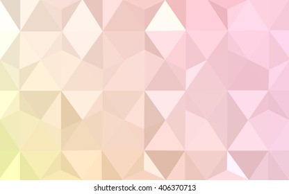 Orange polygonal pattern, which consist of triangles. Geometric background in Origami style with gradient. Triangular design for your business.