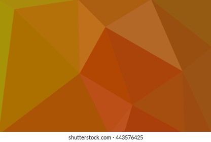 Orange polygonal pattern, which consist of triangles. Geometric background in Origami style with gradient. Triangular design for your business.