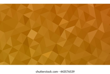 Orange polygonal pattern, which consist of triangles. Geometric background in Origami style with gradient. Triangular design for your business.