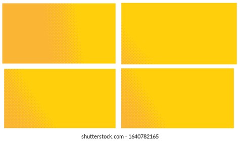 Orange pop art background. Abstract creative vector.