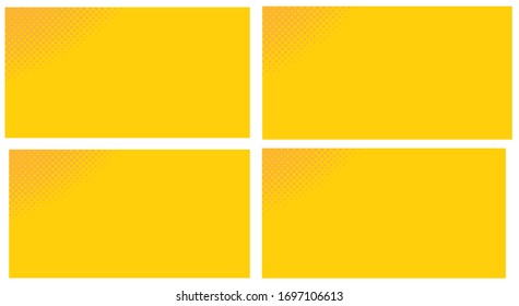 Orange pop art background. Abstract creative vector dots