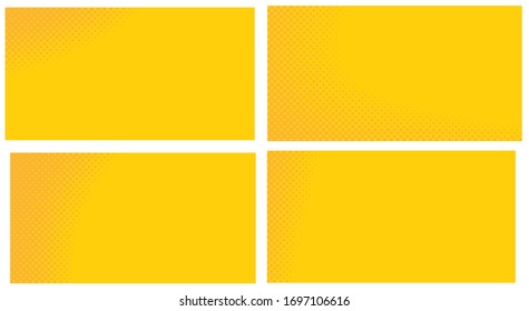 Orange pop art background. Abstract creative vector dots