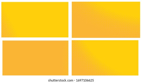 Antecedentes de arte pop naranja. Puntos vectoriales creativos abstractos