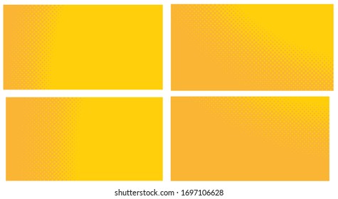 orangefarbener Hintergrund für Pop-Art. Abstrakte Vektorillustration-Punkte