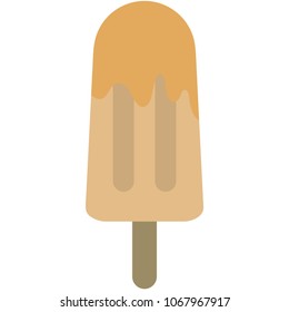 Orange Popsicle Illustration