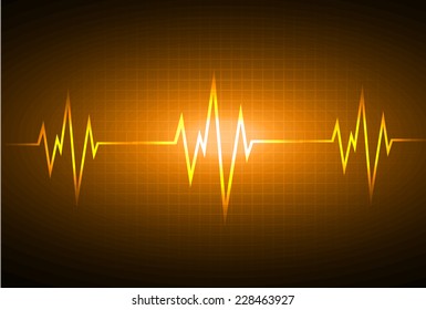 orange pulse Light Abstract Technology background for computer graphic website and internet. 