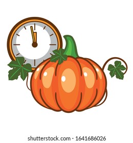 Orange pumpkin. Cinderella Fairy Tale.