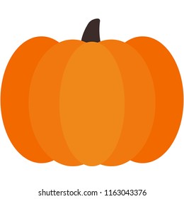 Orange Pumpkin - Orange pumpkin isolated on white background