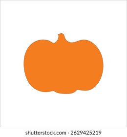 um vetor de abóbora laranja ilustração de uma grande abóbora laranja delicioso, muito saboroso