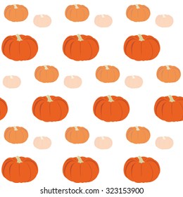 orange pumpkin, vegetable, vector illustration