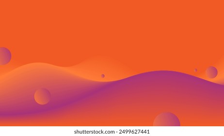 Orange Purple abstract background. Modern design template for web cover