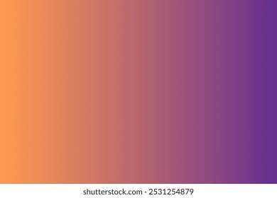  orange bis violetter Farbverlauf-Hintergrund. Unschärfe. Ort für eine Inschrift. Der Hintergrund. Glatter Übergang.